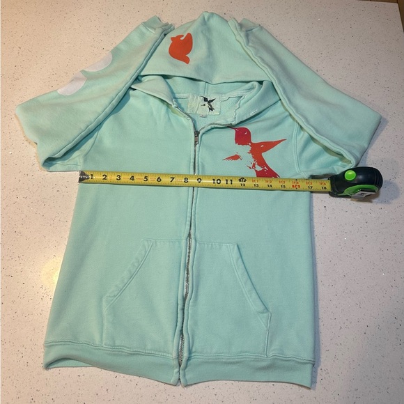 Freecity zip up hoodie with “Let’s Go” sleeve / GUC - Picture 11 of 16